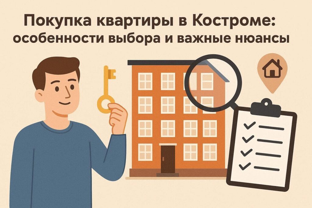 Приобретение квартиры в Костроме: особенности выбора и важные нюансы